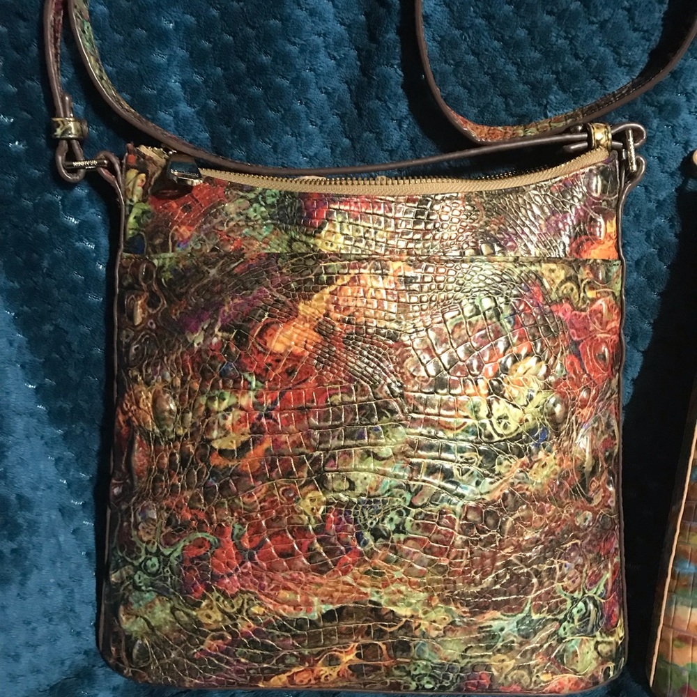 GUC Brahmin Katie Ammolite Crossbody - Picture 2 of 7